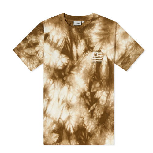 Футболка унисекс коричневая Carhartt WIP I031445