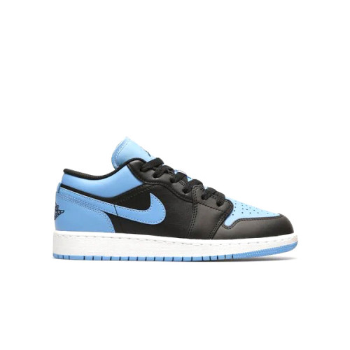 Кроссовки женские Air Jordan 1 Low (GS) "University Blue Black" 553560-041